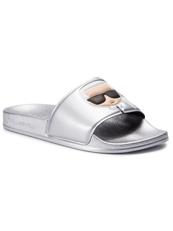 

Шлепанцы KL80905 KARL LAGERFELD серебристый 36 EU, KL80905