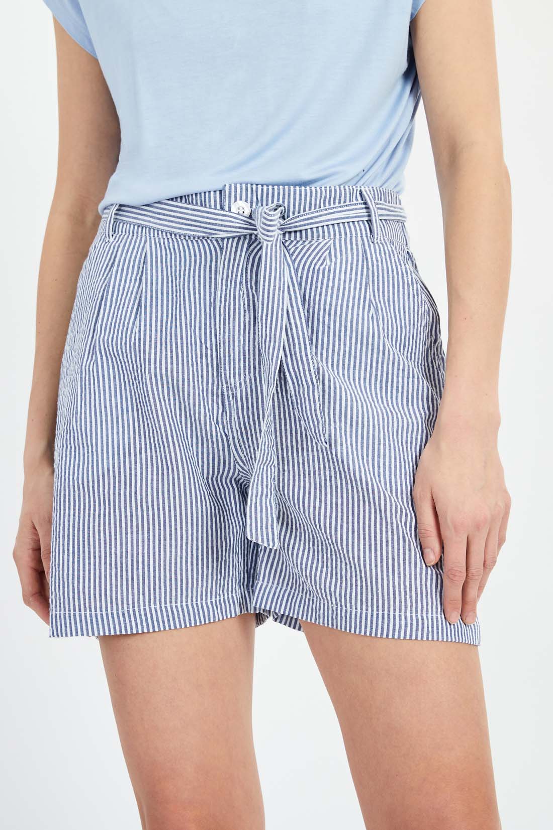 

Трикотажные шорты женские Baon B3222020 белые L, Белый, B3222020