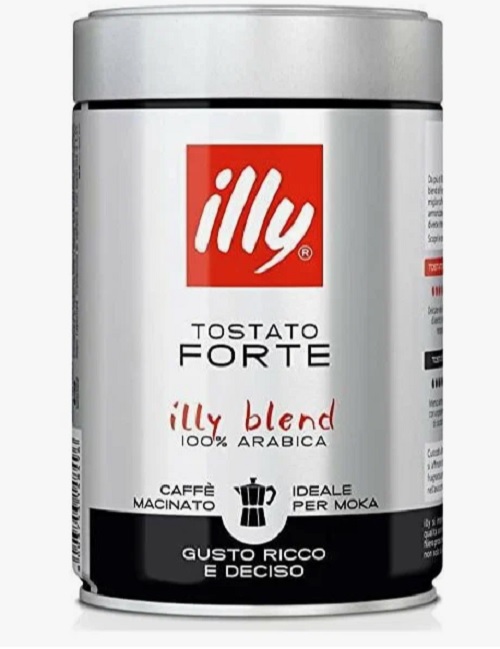 Кофе молотый Illy Moka Forte темная обжарка, 250 г