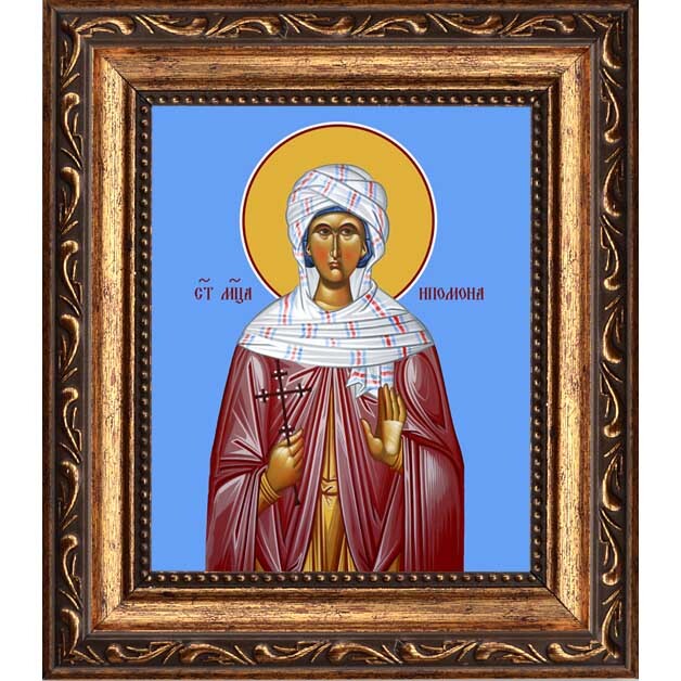 

Ипомона (Ипомони) святая мученица. Икона на холсте.