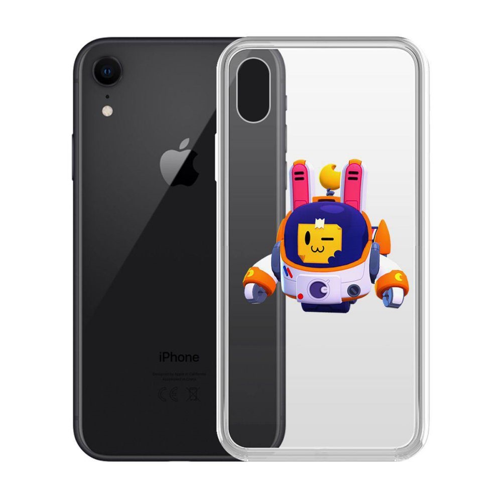 

Чехол-накладка Krutoff Clear Case Brawl Stars-Лунный Спраут для iPhone XR, Прозрачный