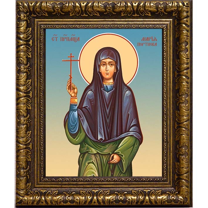 

Мария Портнова преподобномученица. Икона на холсте.