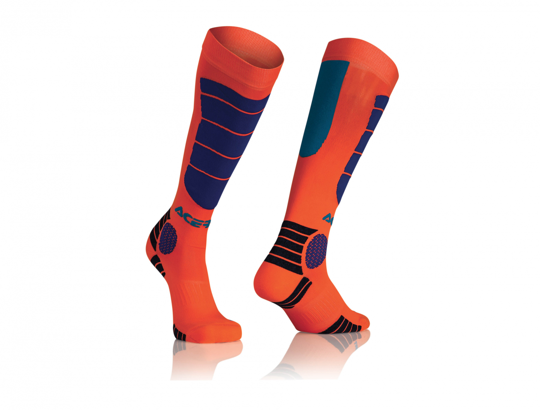 фото Гольфы кроссовые детские acerbis mx impact kid orange/blue l/xl (р.35-38) nobrand