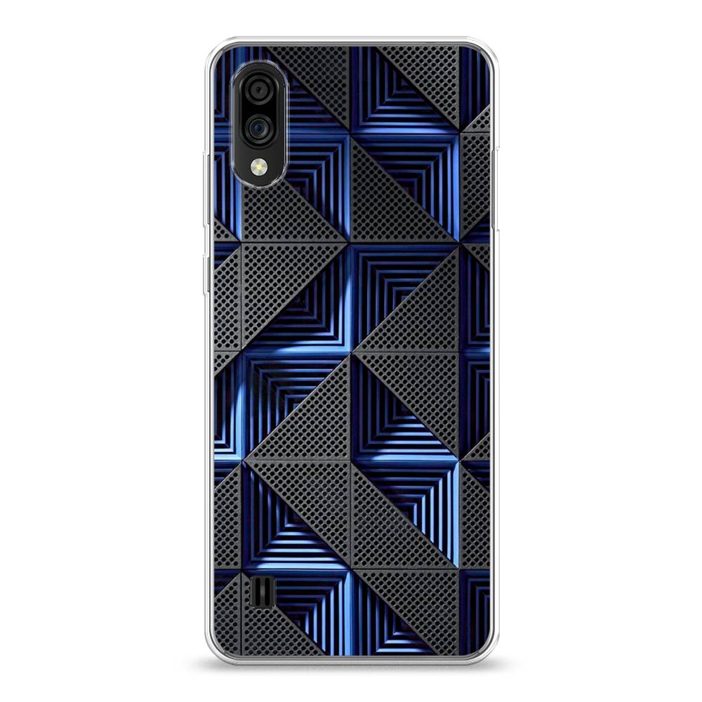 

Чехол на ZTE Blade A51 lite "IBM", Серый;синий, 134950-3