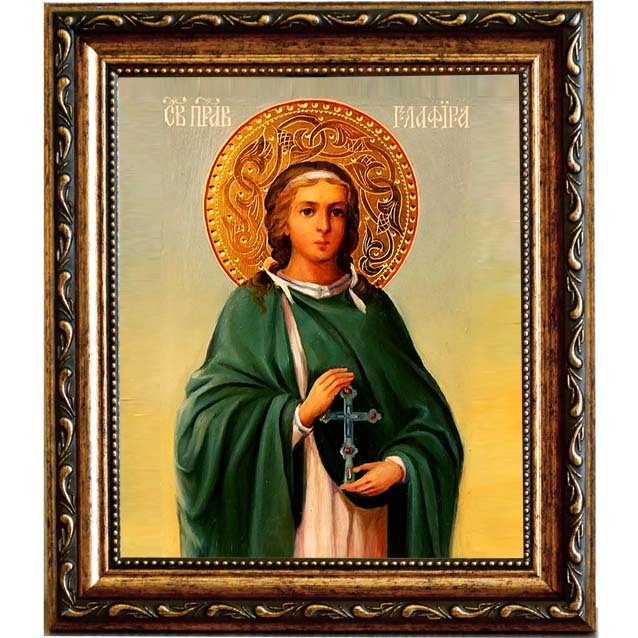 

Глафира Амасийская праведная дева. Икона на холсте.