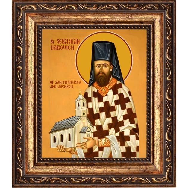 

Севастиан Джексонский преподобный. Икона на холсте.