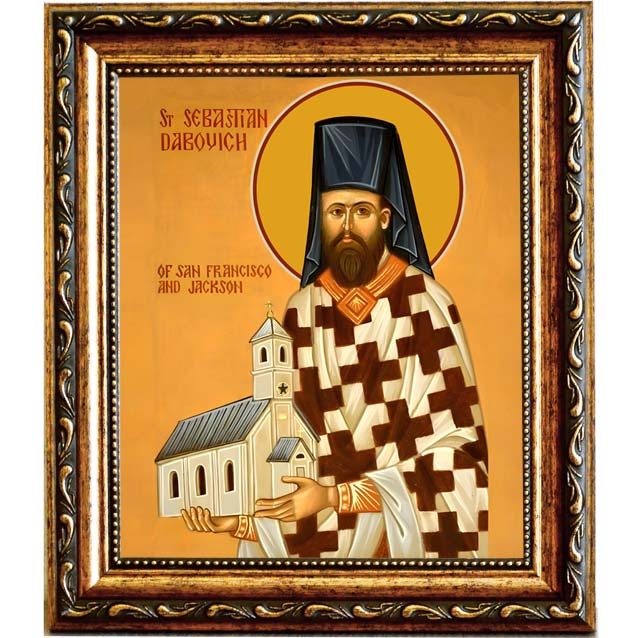

Севастиан Джексонский преподобный. Икона на холсте.