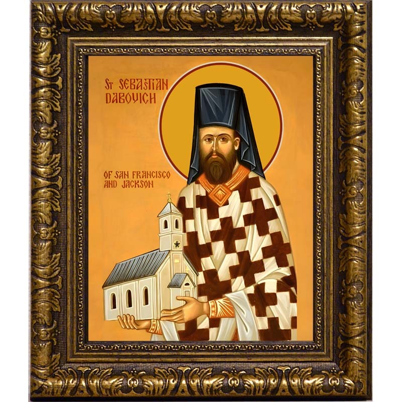 

Севастиан Джексонский преподобный. Икона на холсте.