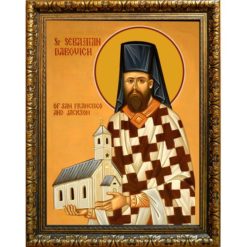 

Севастиан Джексонский преподобный. Икона на холсте.