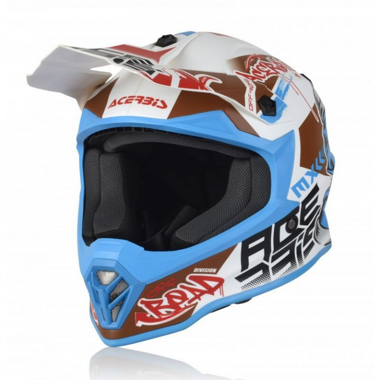 

Шлем детский Acerbis IMPACT STEEL JUNIOR White/Blue S (47-48)