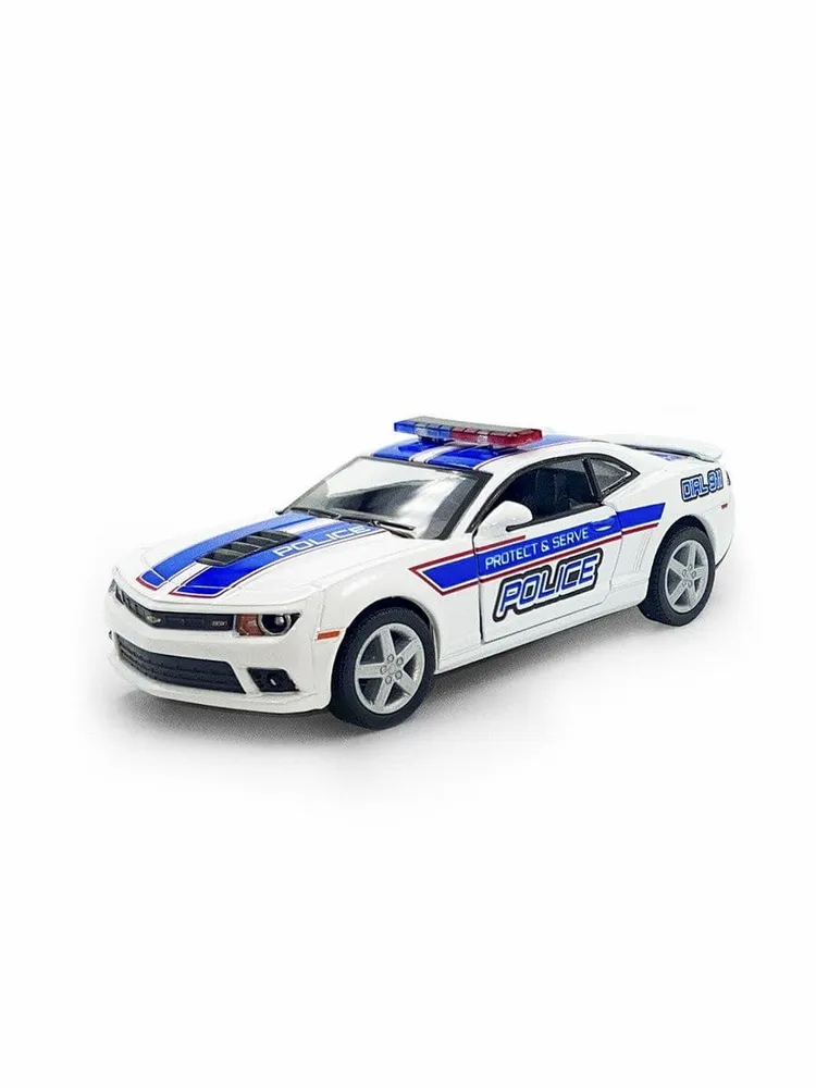 

Модель Chevrolet Camaro 2014 (Police/ Fire Fighter) мет., инерц. 1:38, в пакете, Белый
