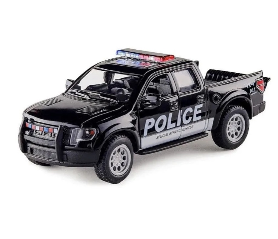 

Модель Ford F-150 SVT Raptor Supercrew 2013 (Police/Fire Rescue) 1:48, Красный