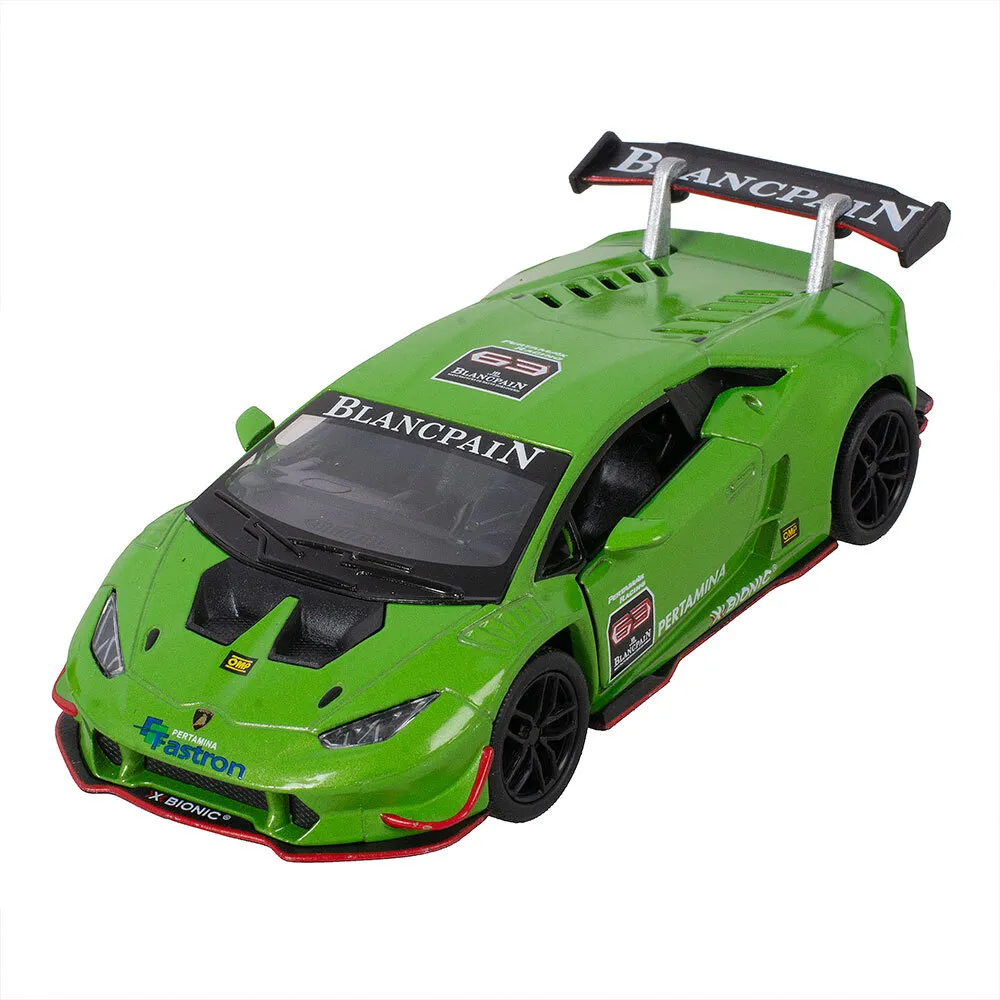 

Модель Lamborghini Huracan LP620-2 Super Trofeo мет., инерц. 1:36, в пакете