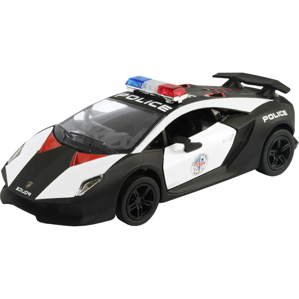 

Модель Lamborghini Sesto Elemento (Police) мет., инерц. 1:38, в пакете