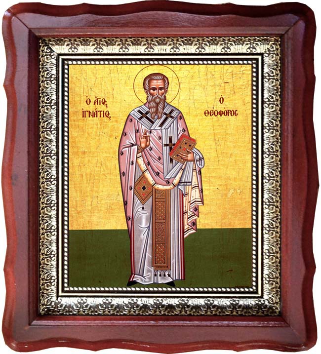 

Игнатий Богоносец священномученик. Икона на холсте.