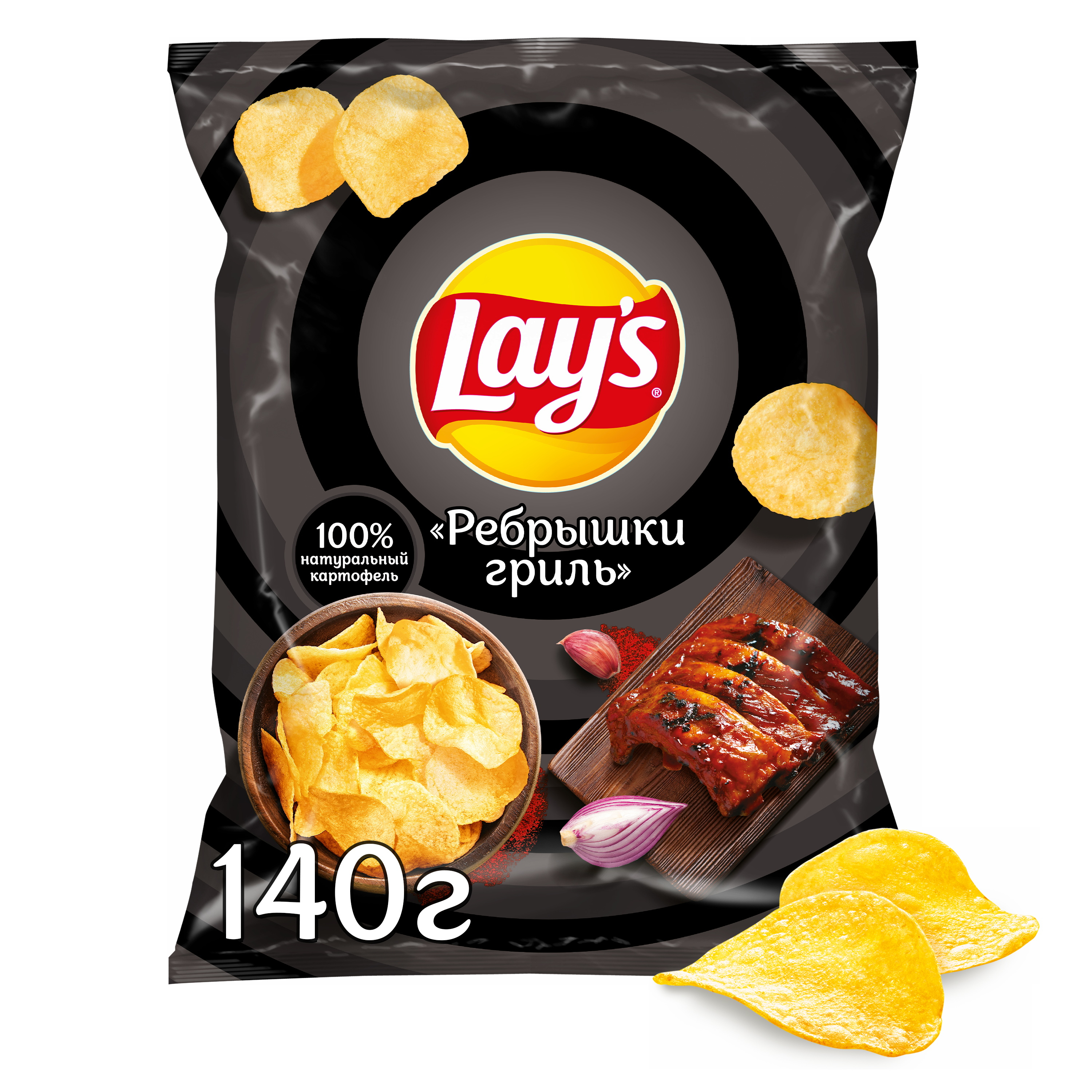 

Картофельные чипсы Lay's Ребрышки на гриле 150 г