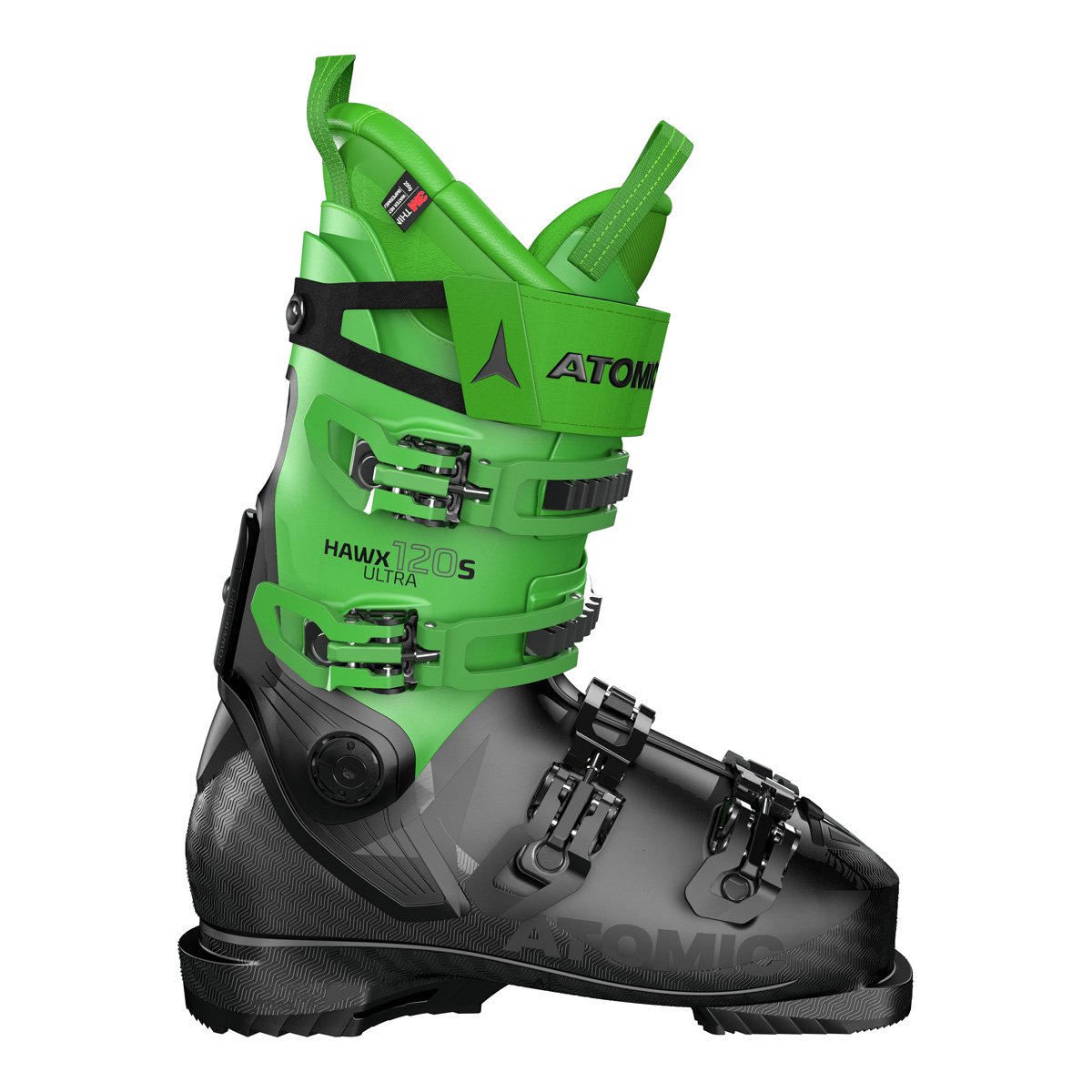 фото Горнолыжные ботинки atomic hawx ultra 120 s 2020 black/green, 26-26,5 см