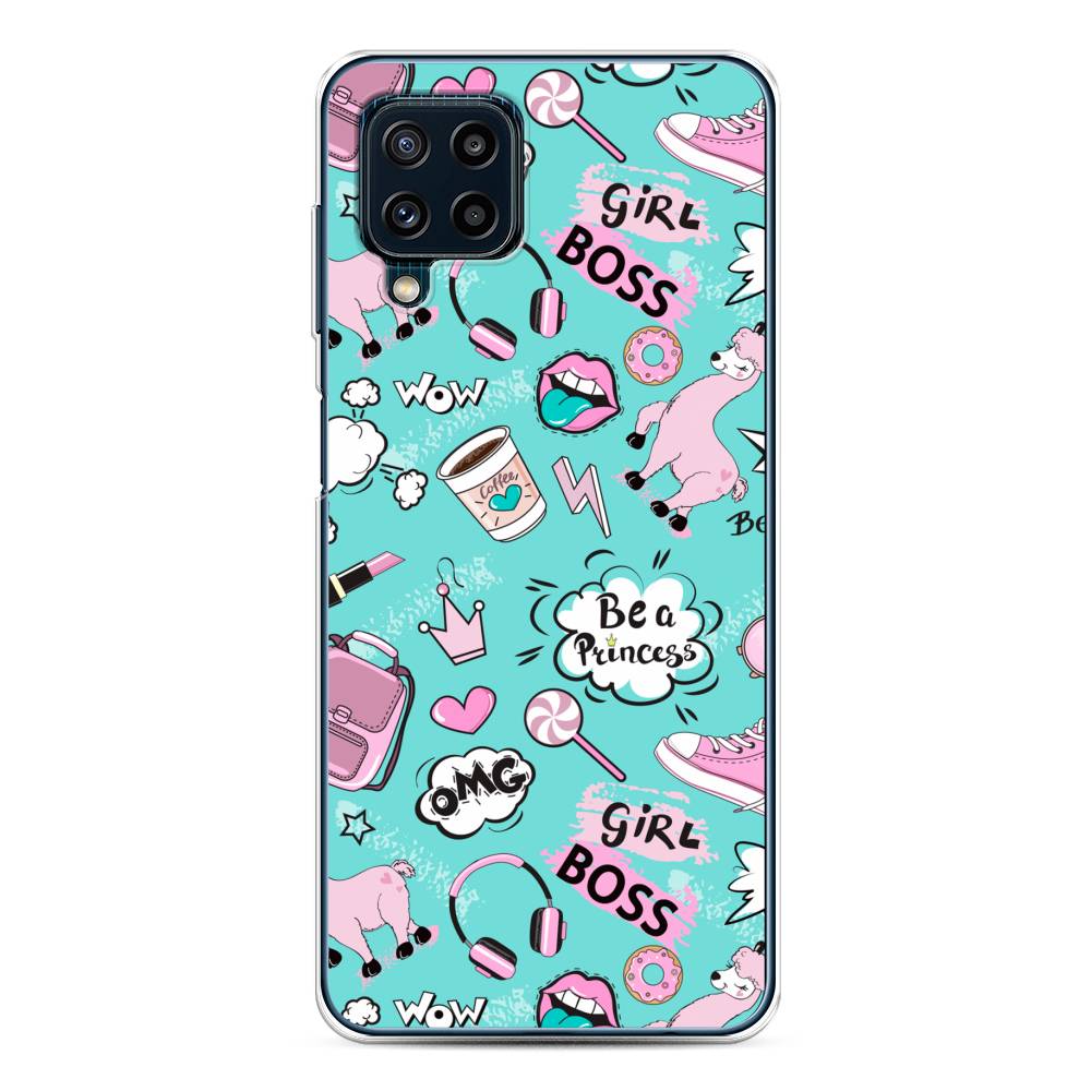 

Чехол Awog на Samsung Galaxy M32 / Самсунг M32 "Стильная лама", Разноцветный, 2103550-1