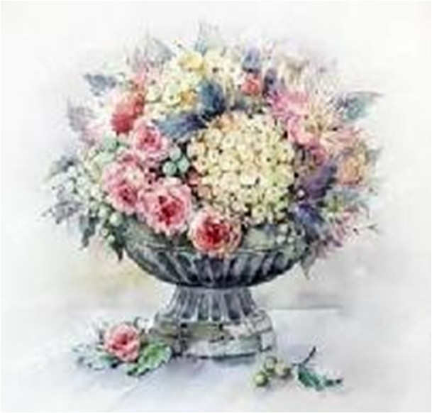 

Алмазная мозаика картина стразами Нежный букет в вазе, 40х50 см, 00115224