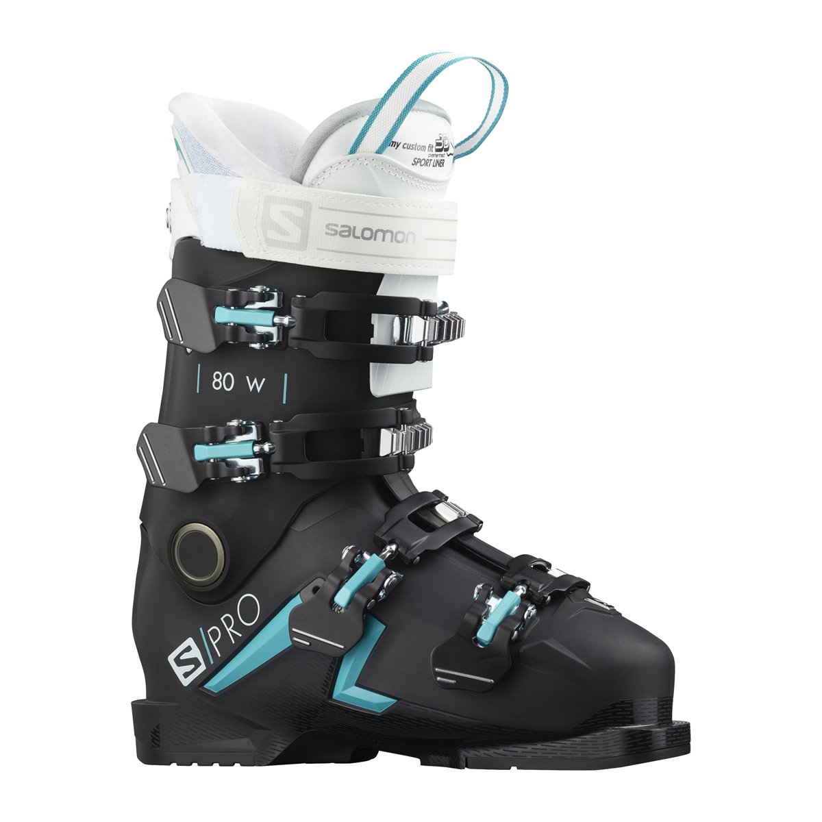 фото Горнолыжные ботинки salomon s/pro 80 w 2021 black, 23-23,5 см