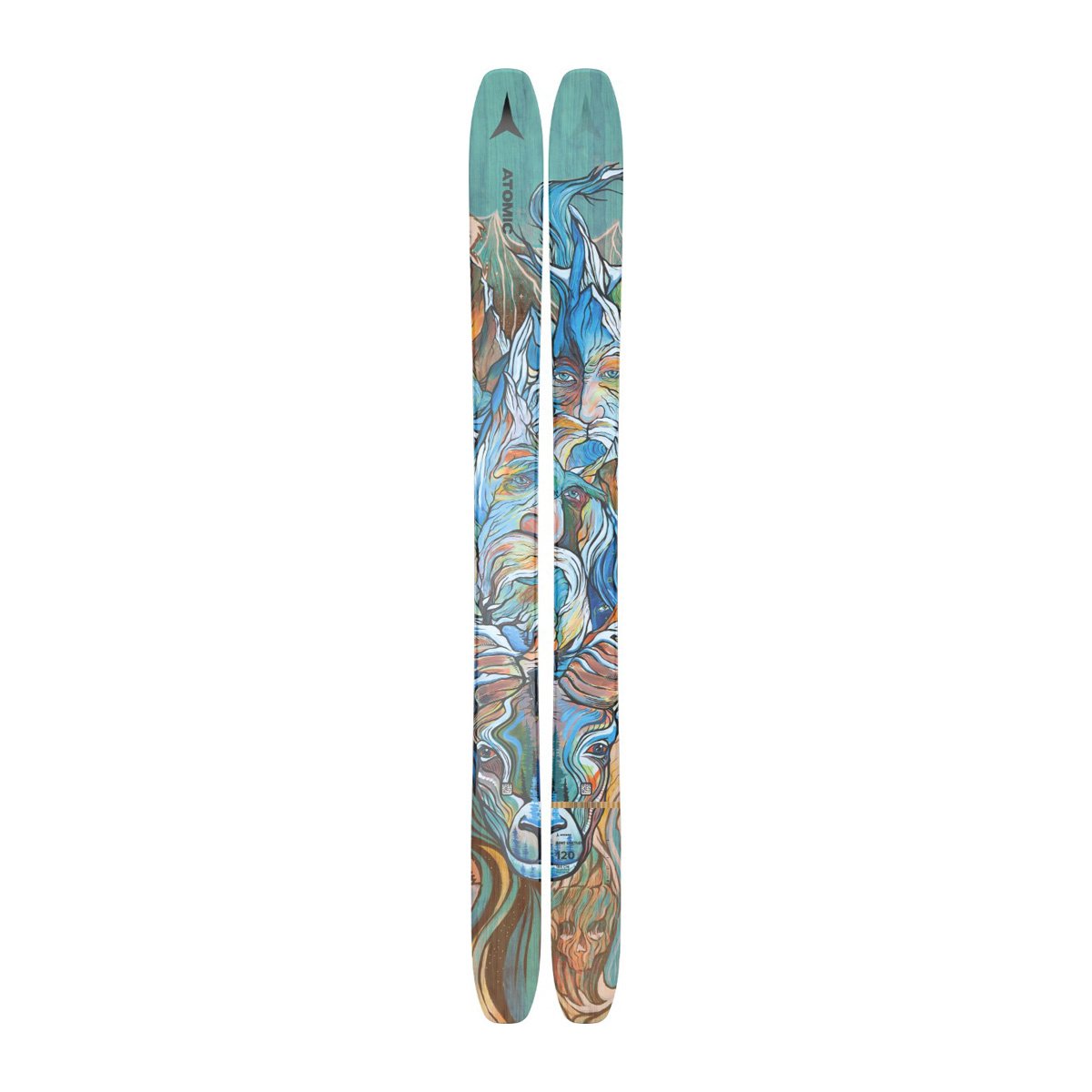 

Горные лыжи Atomic Bent Chetler 120 2021 multicolor, 176 см, Bent Chetler 120