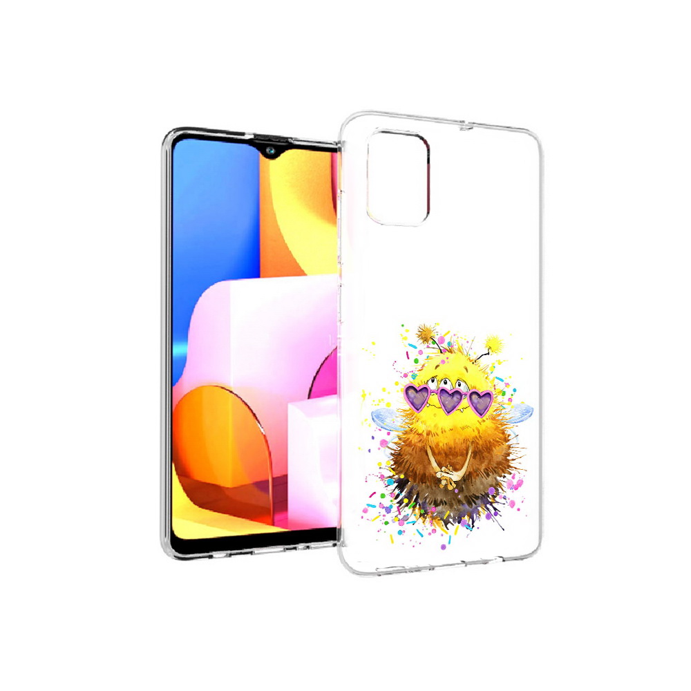 

Чехол MyPads Tocco для Samsung Galaxy A71 Пушитый шмель (PT142122.485.143), Прозрачный, Tocco