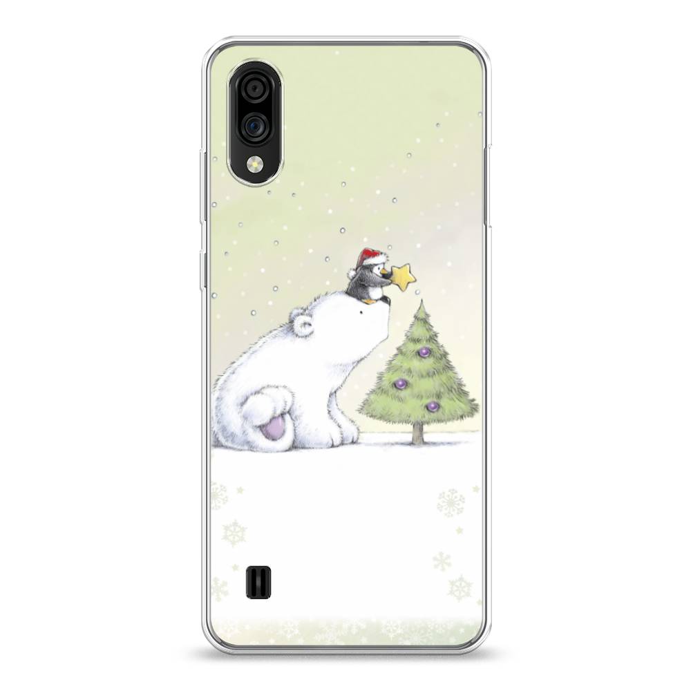 

Чехол на ZTE Blade A51 lite "Украшение елки", Белый;бежевый, 134950-5
