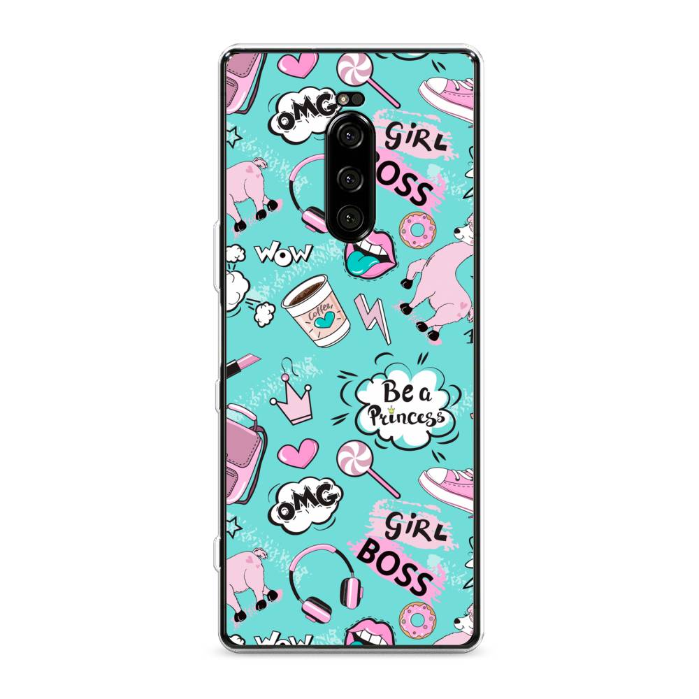 

Чехол Awog на Sony Xperia XZ4/Xperia 1 "Стильная лама", Разноцветный, 53850-1