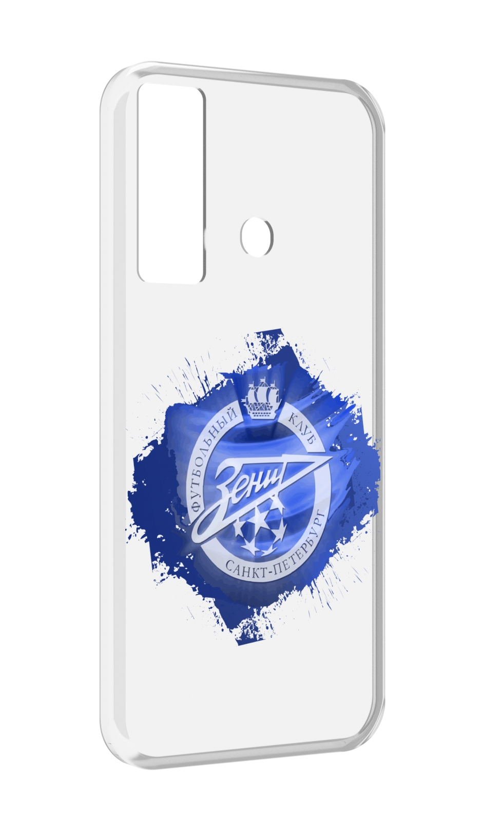 

Чехол MyPads фк зенит 1 мужской для Tecno Camon 17, Прозрачный, Tocco