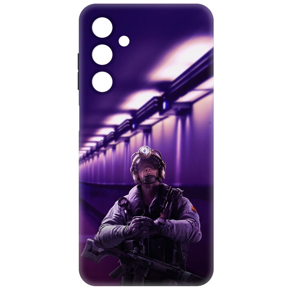

Чехол-накладка Krutoff Soft Case Cтандофф 2 - Неон для Samsung Galaxy A25 5G (A256), Черный