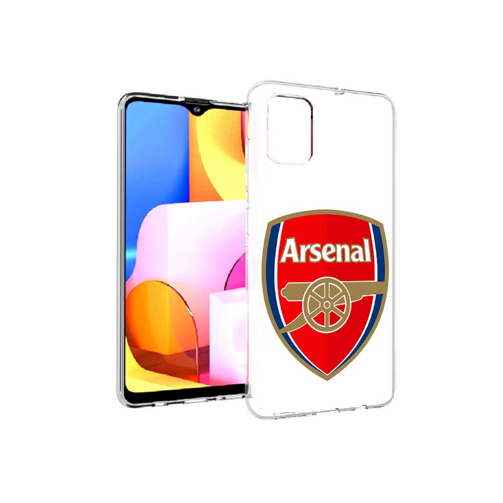

Чехол MyPads Tocco для Samsung Galaxy A71 ФК Арсенал логотип (PT142122.485.174), Прозрачный, Tocco