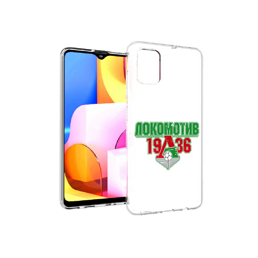 

Чехол MyPads Tocco для Samsung Galaxy A71 ФК локомотив 1936 (PT142122.485.182), Прозрачный, Tocco