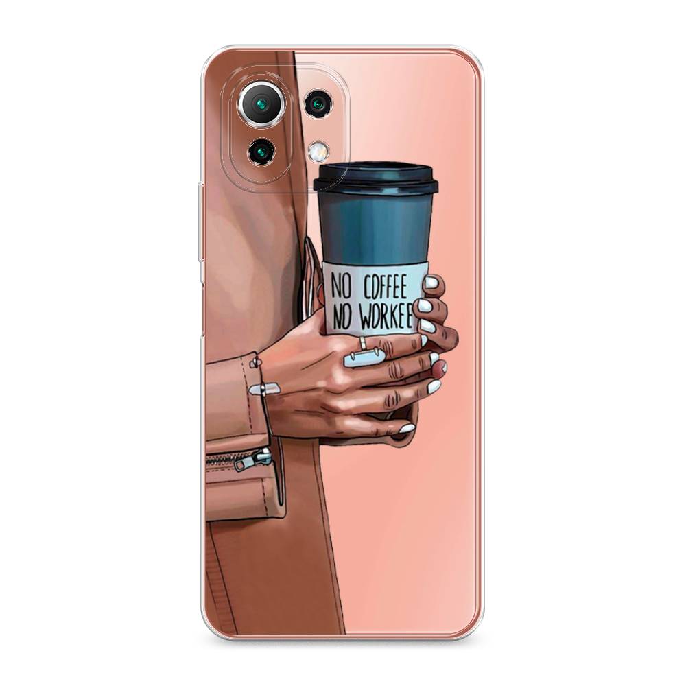 

Чехол Awog на Xiaomi Mi 11 Lite/5G NE "No coffee", Разноцветный, 311750-7