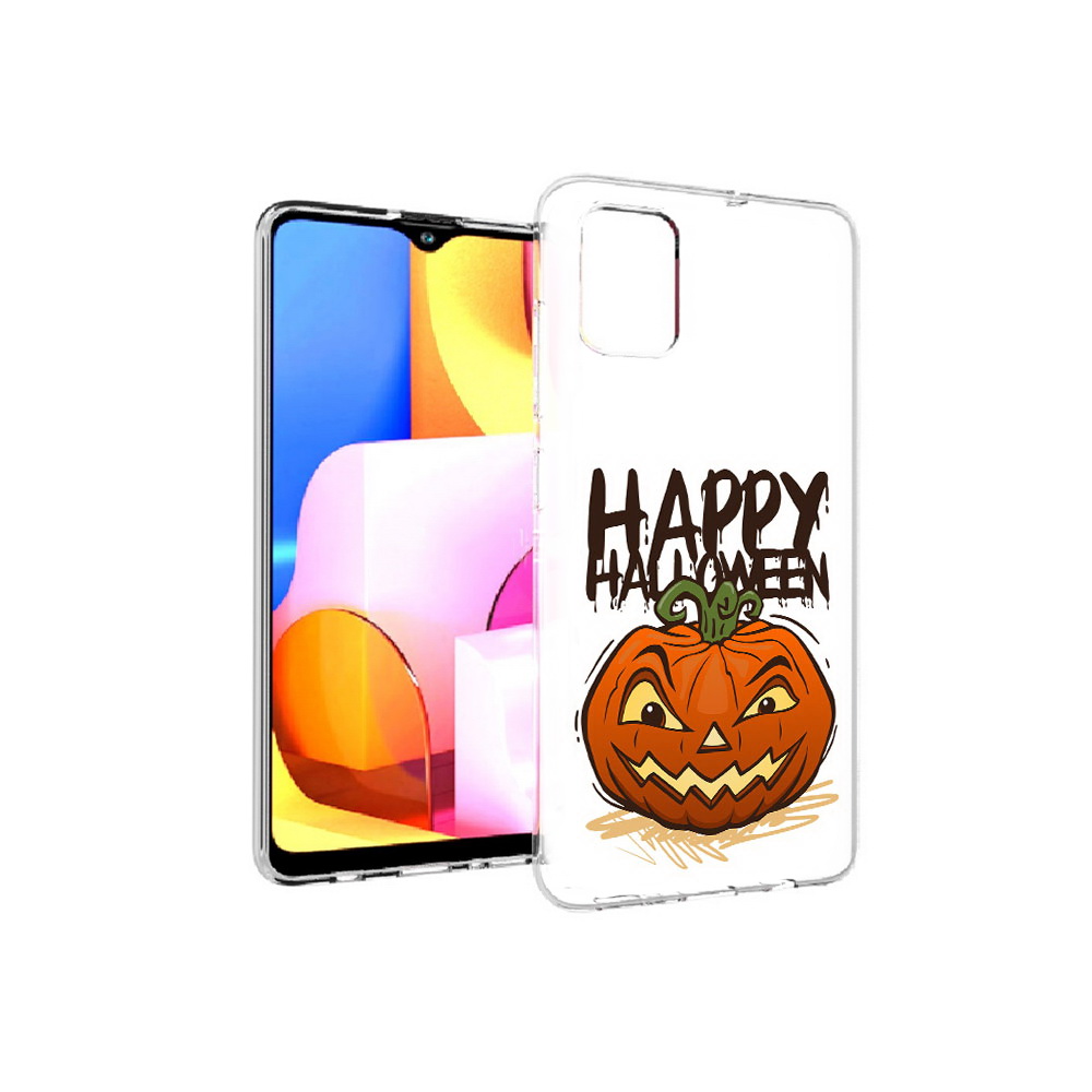 

Чехол MyPads Tocco для Samsung Galaxy A71 Хэллоуин счастливый (PT142122.485.195), Прозрачный, Tocco