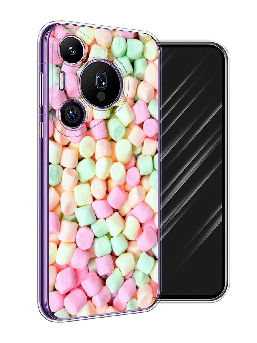 

Чехол Awog на Huawei Pura 70 Pro/70 Pro Plus "Marshmallows", Зеленый;желтый;розовый, 6124150-1