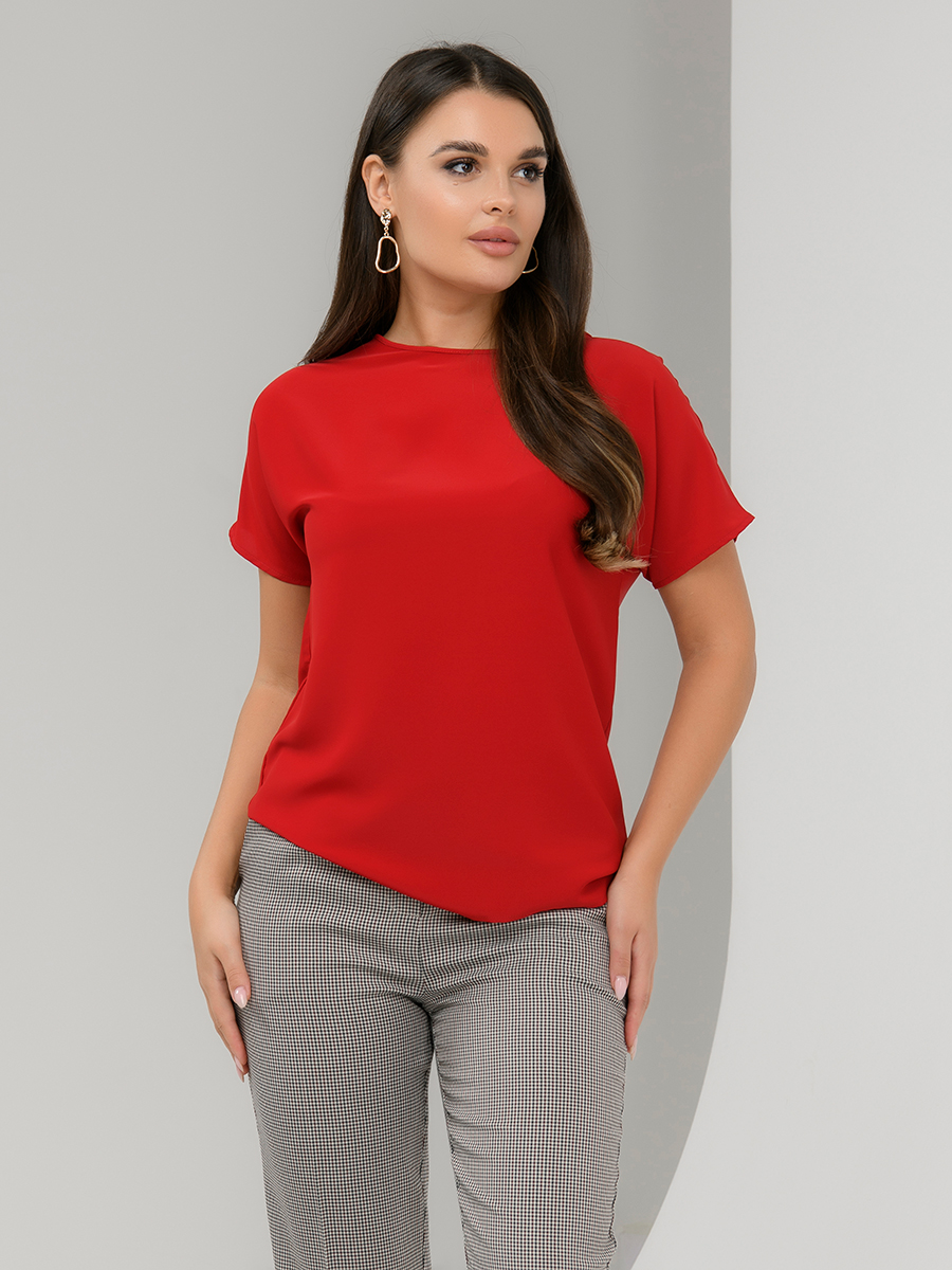 

Блуза женская 1001dress 0202550RD красная 46, Красный, 0202550RD
