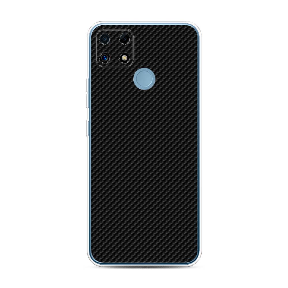 

Силиконовый чехол "Черный карбон" на Realme C25s, Разноцветный, 257450-3