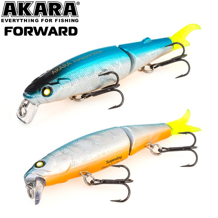 

Воблер Akara Forward 90SP 8 гр 2/7 oz 3,5 in A82, Разноцветный, Forward