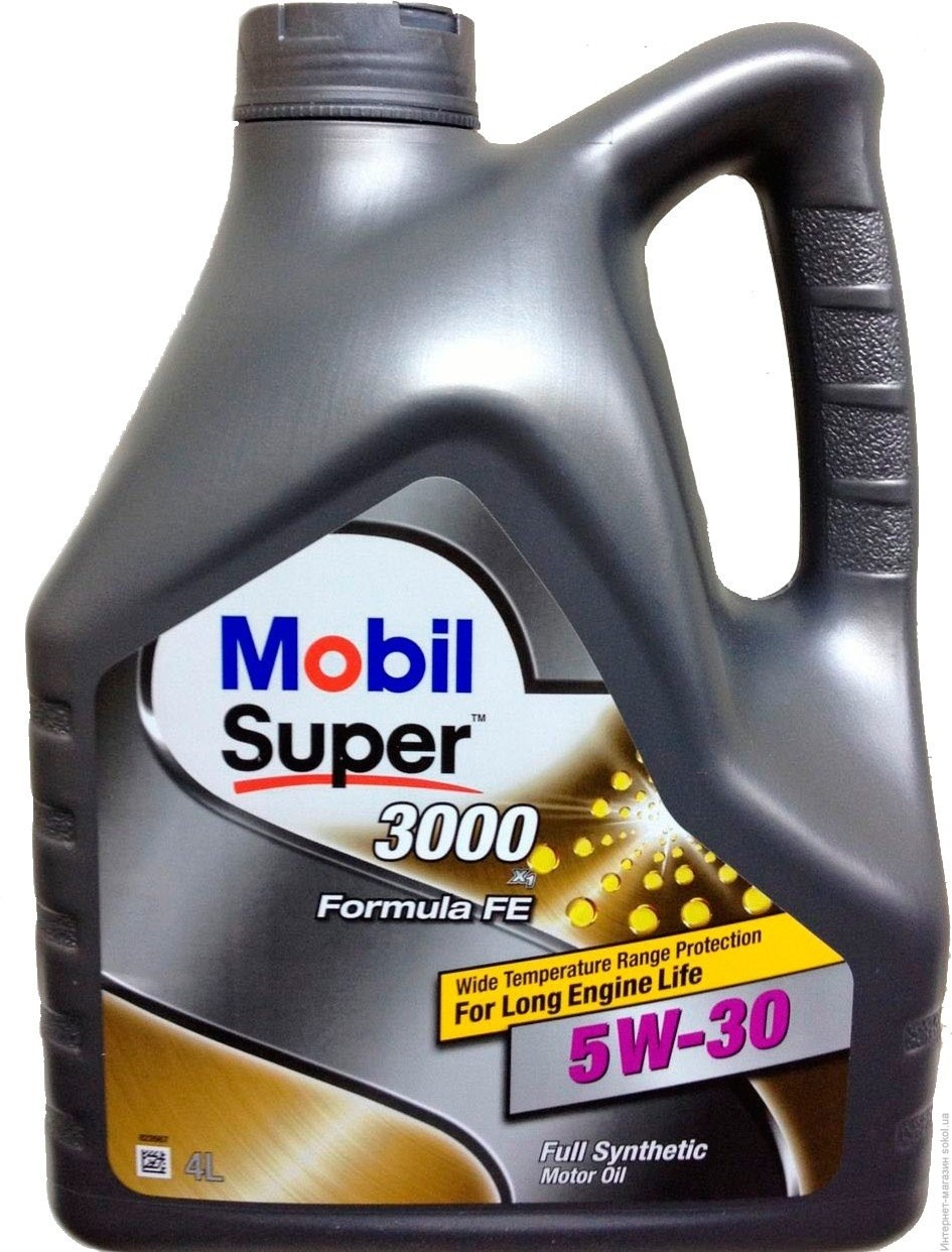 

Масло Mobil моторное 5W30 Super 3000 X1 X1F-FE A5/B5, SL 4 л (синтетика) 152564