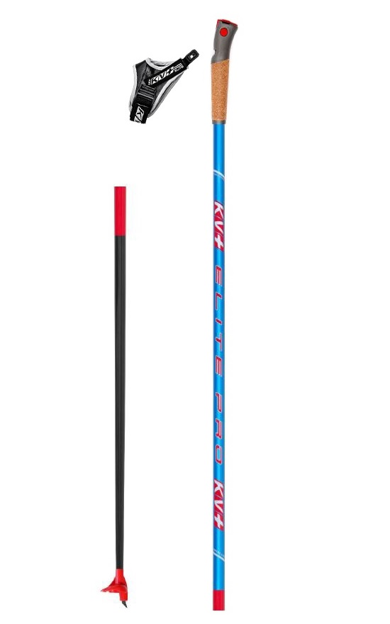 Лыжные палки ELITE PRO Clip Blue cross country pole 22P020Q 147,5 cm