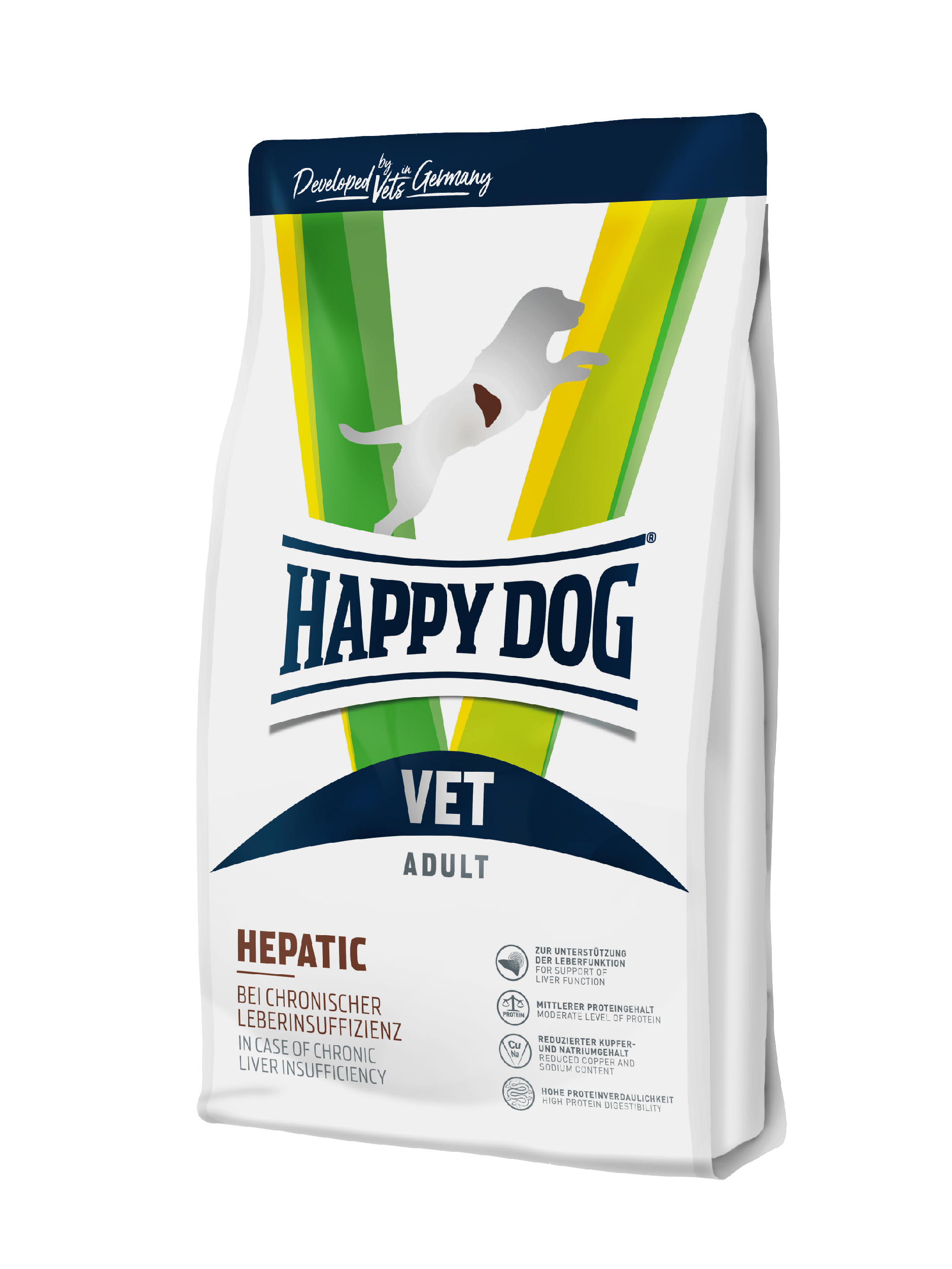 Сухой корм для собак Happy Dog Vet Diet Hepatic для поддержания работы печени, 1 кг