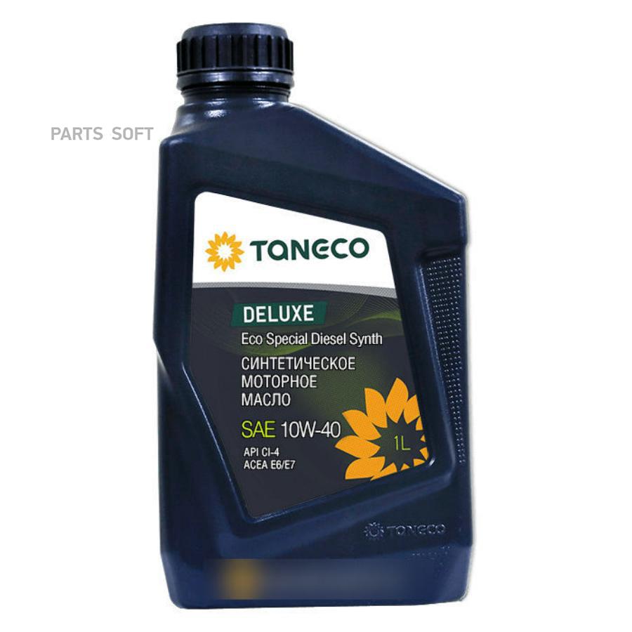 Моторное масло Taneco синтетическое DeLuxe Eco Special Diesel Synt 10W40 1л