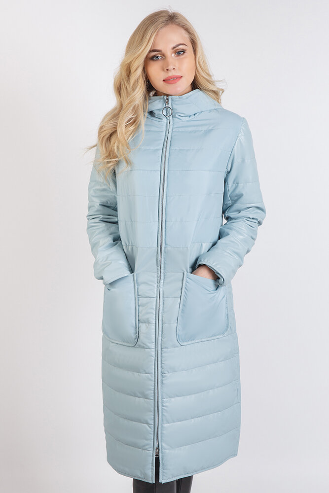 фото Куртка женская snow guard xs18-j21-3003/1 голубая 48 ru