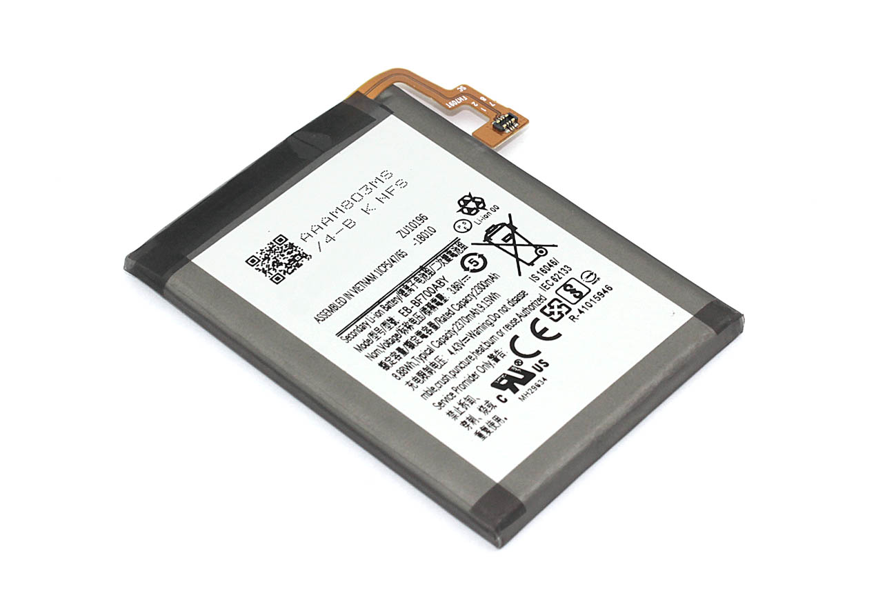 фото Аккумуляторная батарея samsung galaxy z flip sm-f700 (eb-bf700aby) 2370mah oem