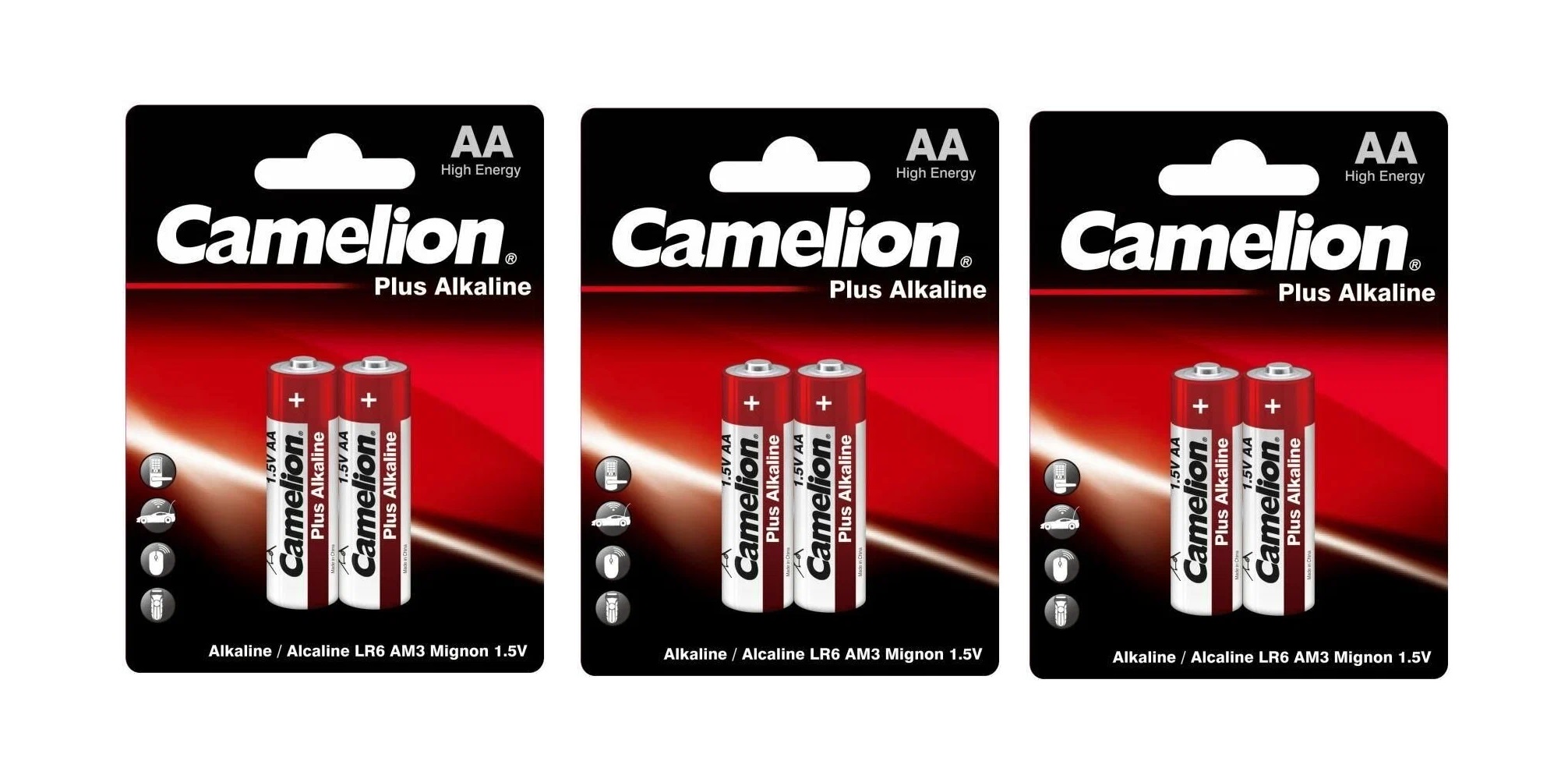 Батарейка Camelion щелочная Plus Alkaline,АА,1.5В,., LR6-BP2,873999000036, 3уп