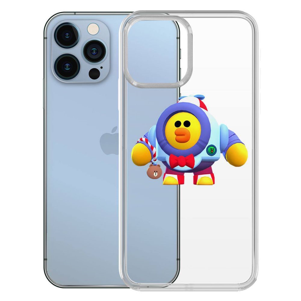 

Чехол-накладка Krutoff Clear Case Brawl Stars-Нани Салли для iPhone 13