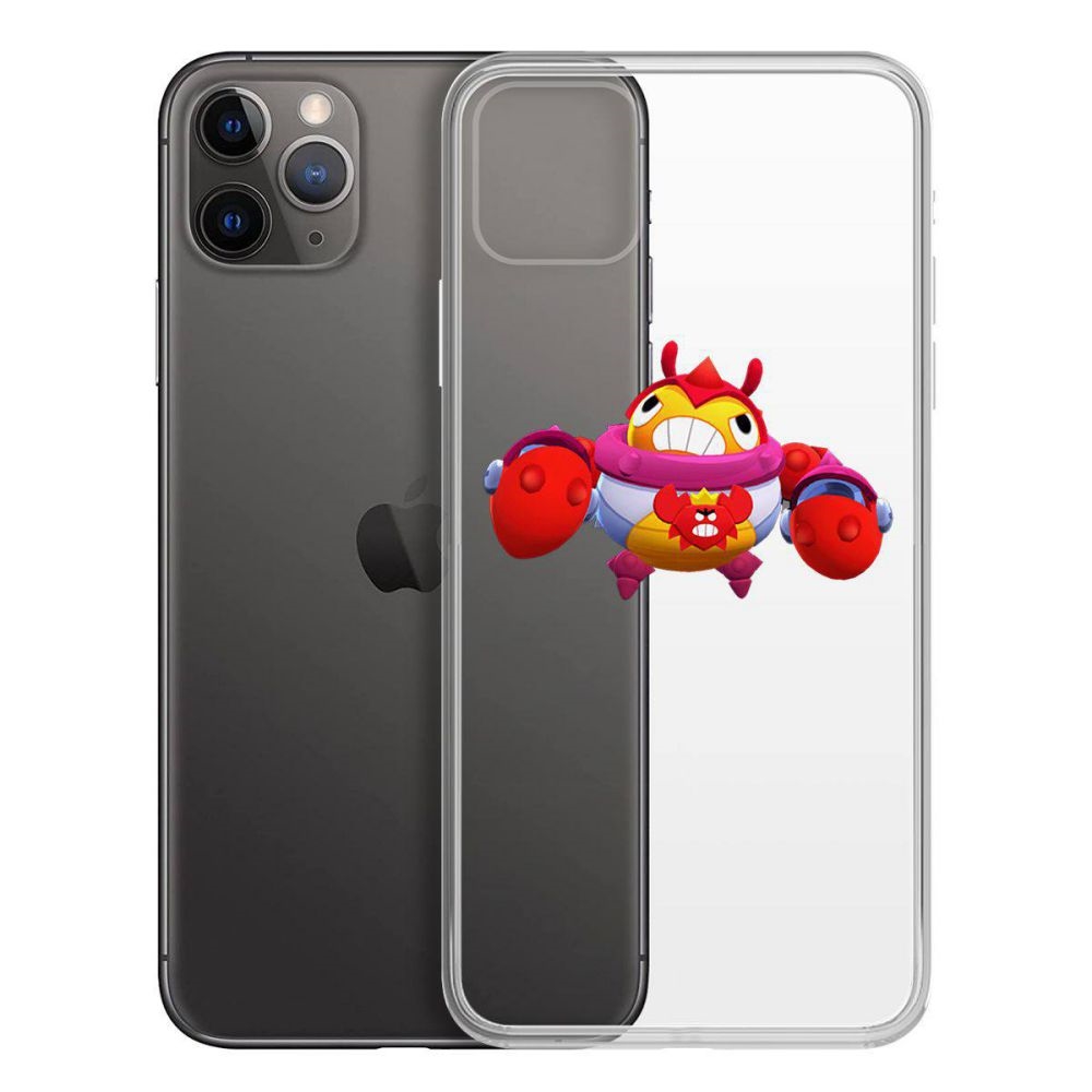 

Чехол-накладка Krutoff Clear Case Brawl Stars-Краб Тик для iPhone 11 Pro Max