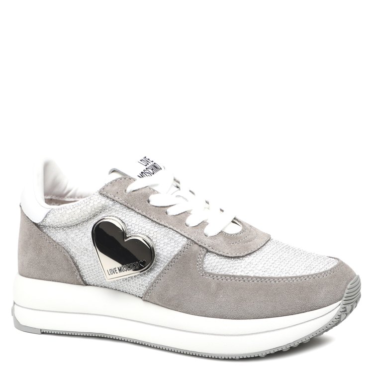 

Кроссовки женские Love Moschino JA15044G FW23 серые 37 EU, Серый, JA15044G FW23