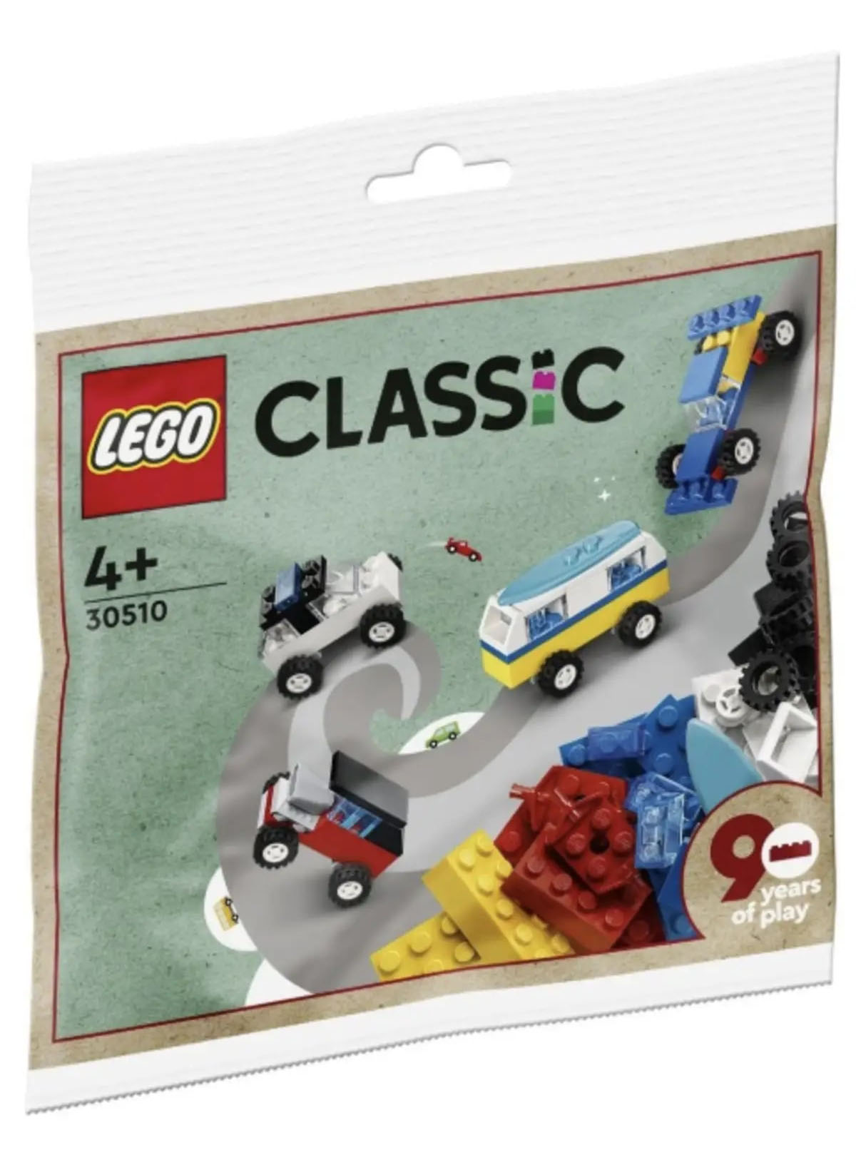 

Конструктор Lego Classic 30510 90 лет автомобилям 71 дет, 90 лет автомобилям