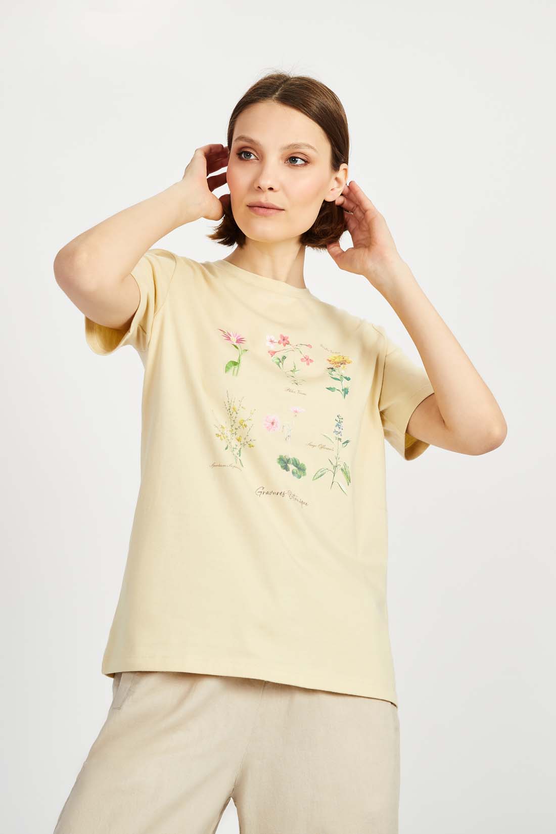 

Футболка женская Baon B2322040 зеленая L, B2322040